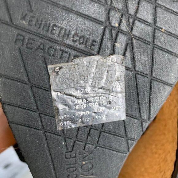 Kenneth Cole Strappy Black Elastic Espadrille Wedge Sandals - Picture 8 of 11